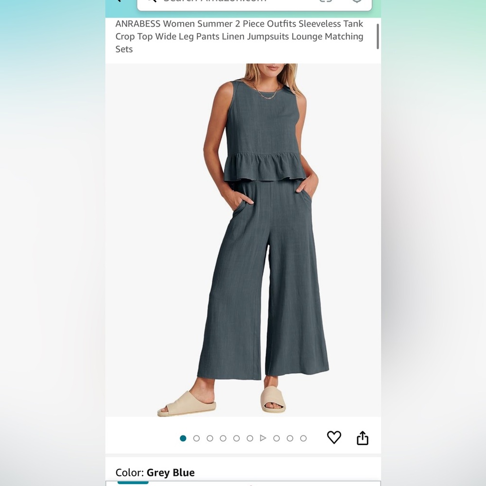 Anrabess 2 piece linen set